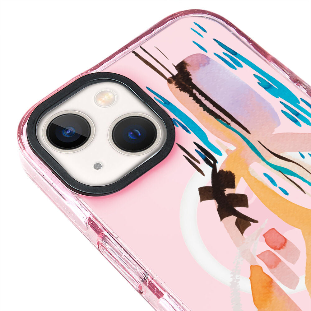 MagsafeliArtycaseSimliPembe