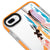 iPhone 7 Plus Colorful Paint Telefon Kılıfı - Artycase - Turuncu