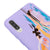 Samsung A50 Colorful Paint Telefon Kılıfı - Renkli Silikon - Lila