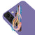 Samsung S22 Plus Colorful Paint Telefon Kılıfı - Renkli Silikon - Lila