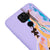 Xiaomi Redmi Note 9 Colorful Paint Telefon Kılıfı - Renkli Silikon - Lila