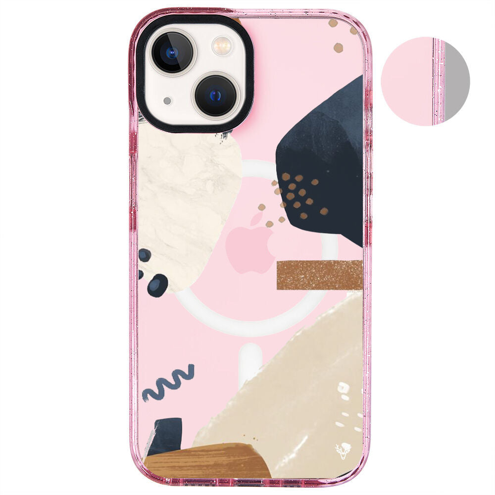 MagsafeliArtycaseSimliPembe