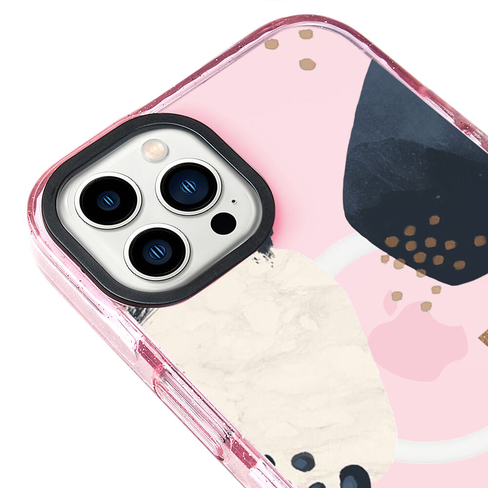 MagsafeliArtycaseSimliPembe