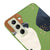 Samsung S21 Painting Telefon Kılıfı - Renkli Silikon - Yeşil