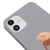 iPhone 12 Woman in Dress Telefon Kılıfı - Renkli Silikon - Gri