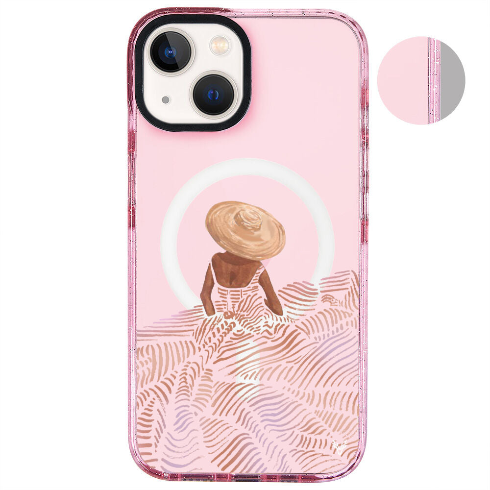 MagsafeliArtycaseSimliPembe