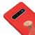 Samsung S10 Woman in Dress Telefon Kılıfı - Renkli Silikon - Kırmızı
