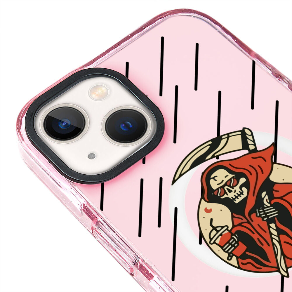 MagsafeliArtycaseSimliPembe
