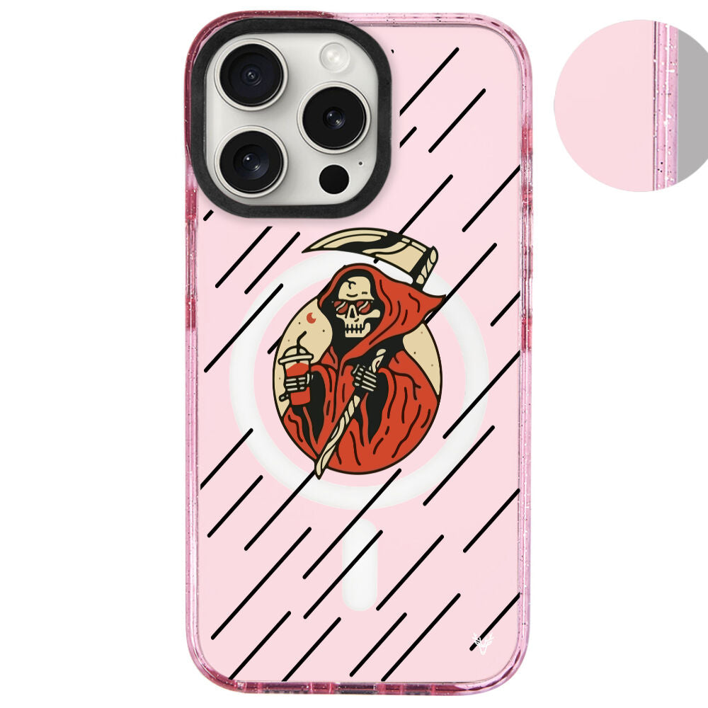 MagsafeliArtycaseSimliPembe