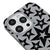 iPhone 14 Pro Stars Telefon Kılıfı - Renkli Silikon - Gri