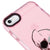iPhone 6 Kuru Kafa Telefon Kılıfı - Artycase - Simli Pembe