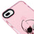 iPhone 8 Plus Kuru Kafa Telefon Kılıfı - Artycase - Simli Pembe