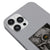 iPhone 12 Pro Max Skull Telefon Kılıfı - Renkli Silikon - Gri