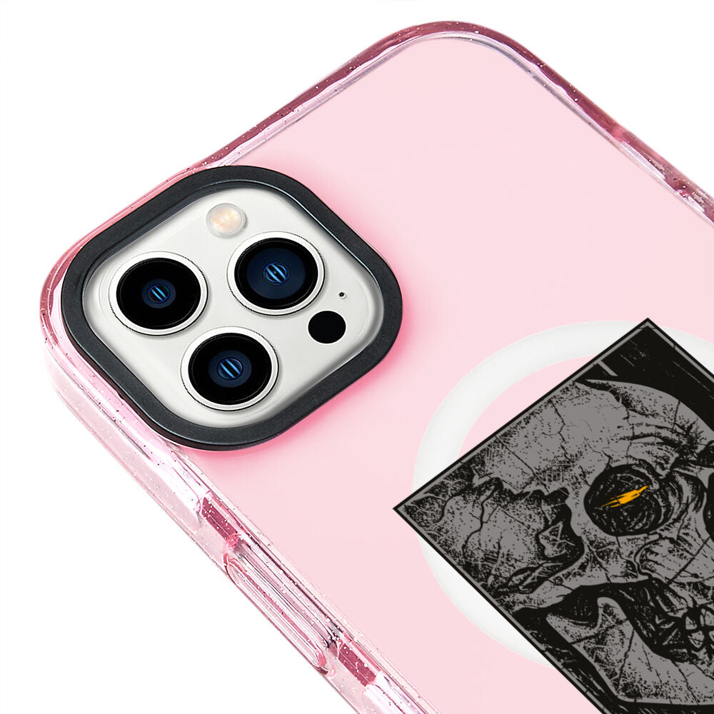 MagsafeliArtycaseSimliPembe
