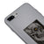 iPhone 7 Plus Skull Telefon Kılıfı - Renkli Silikon - Gri
