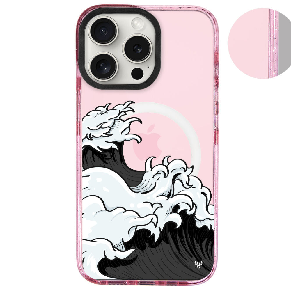 MagsafeliArtycaseSimliPembe