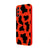 Samsung A54 Dalmaçya Benekleri Telefon Kılıfı - Renkli Silikon - Kırmızı