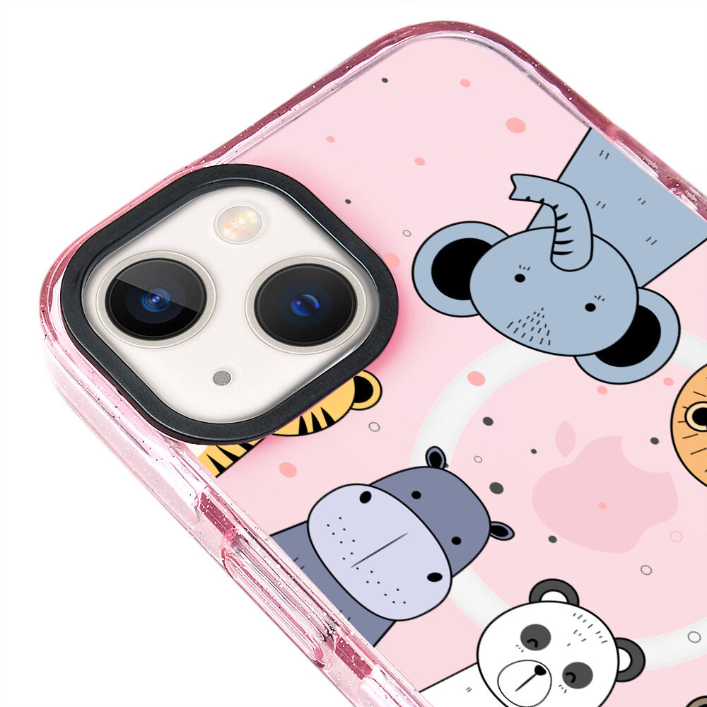MagsafeliArtycaseSimliPembe