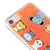 iPhone 8 Cute Animals Telefon Kılıfı - Neon - Turuncu