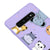 Samsung S10 Plus Cute Animals Telefon Kılıfı - Renkli Silikon - Lila