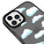 iPhone 14 Pro Cute Clouds Telefon Kılıfı - Artycase - Cool Black