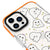 iPhone 14 Pro Max Cute Ghost Telefon Kılıfı - Artycase - Turuncu