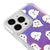 iPhone 15 Pro Cute Ghost Telefon Kılıfı - Neon - Violet