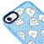 iPhone 6S Plus Cute Ghost Telefon Kılıfı - Artycase - Azure