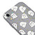 iPhone XR Cute Ghost Telefon Kılıfı - Renkli Silikon - Gri