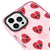 iPhone 13 Pro Max Heart Broken Telefon Kılıfı - Artycase - Simli Pembe