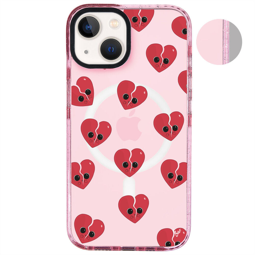 MagsafeliArtycaseSimliPembe