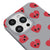 iPhone 14 Pro Heart Broken Telefon Kılıfı - Renkli Silikon - Gri