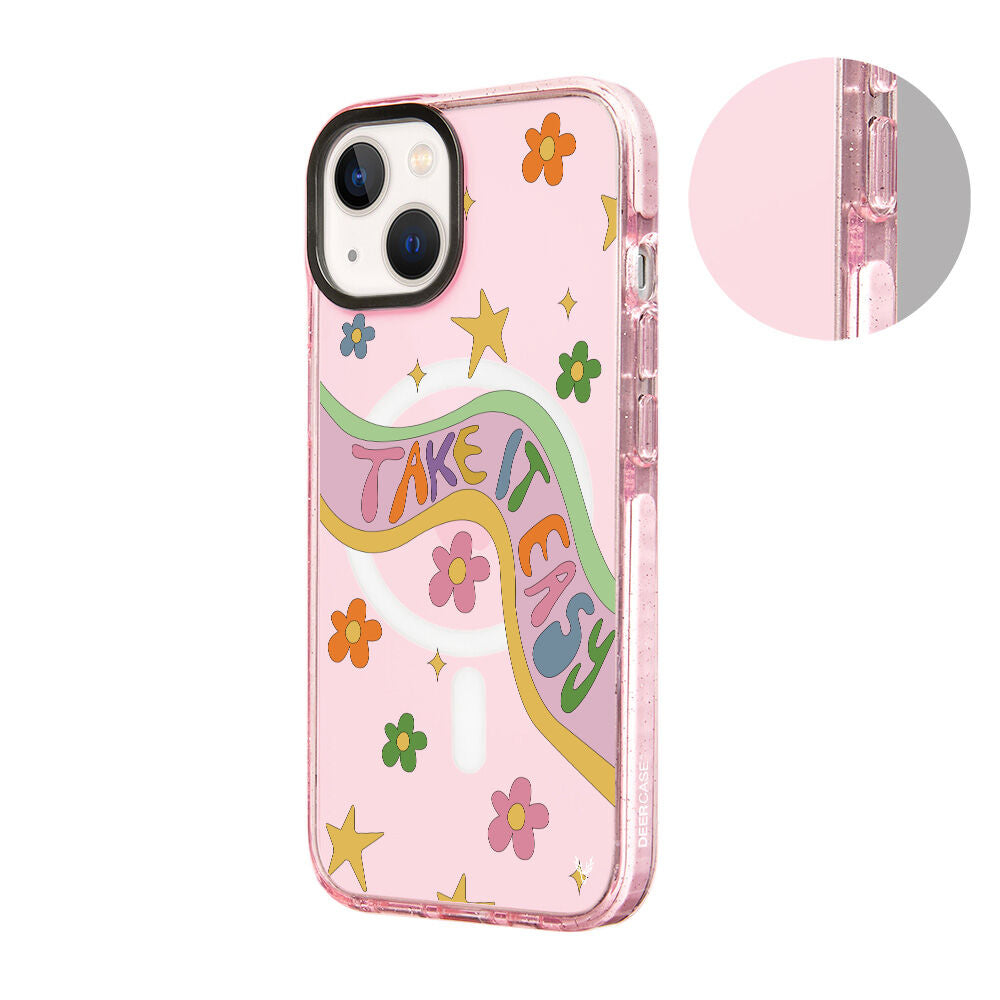 MagsafeliArtycaseSimliPembe