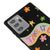 Samsung Note 20 Ultra Easy Flowers Telefon Kılıfı - Renkli Silikon - Siyah