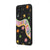 Samsung M33 Easy Flowers Telefon Kılıfı - Renkli Silikon - Siyah
