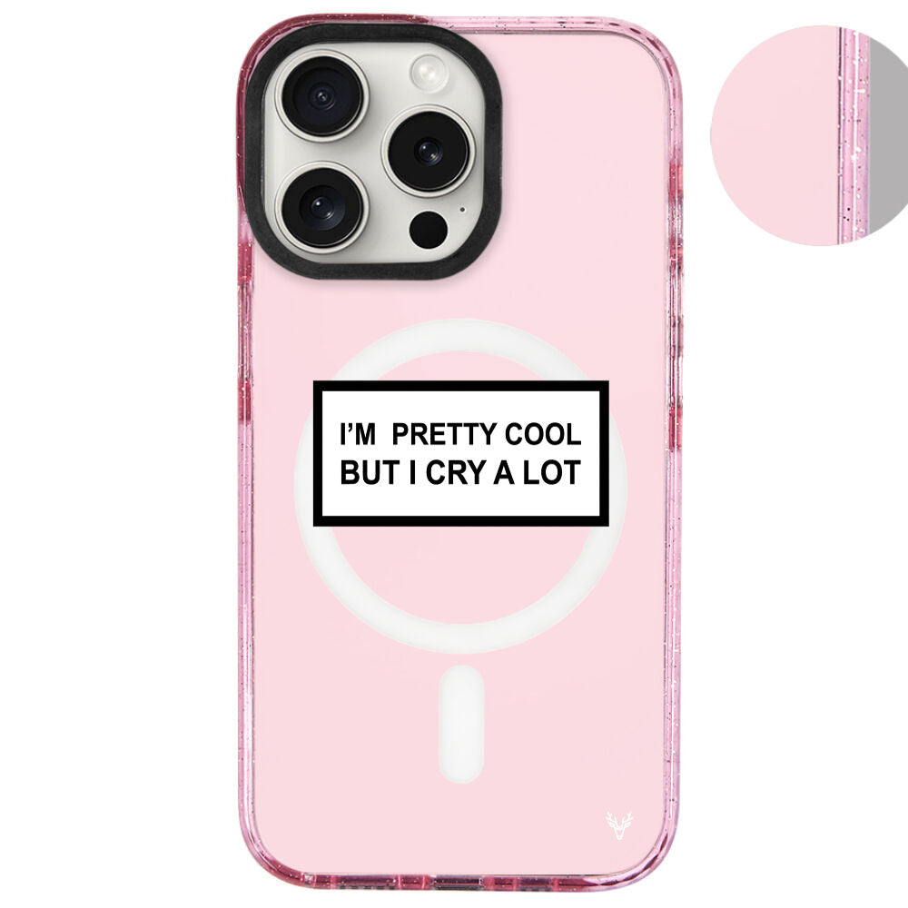 MagsafeliArtycaseSimliPembe