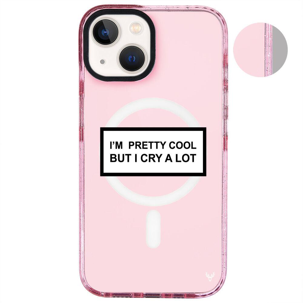 MagsafeliArtycaseSimliPembe