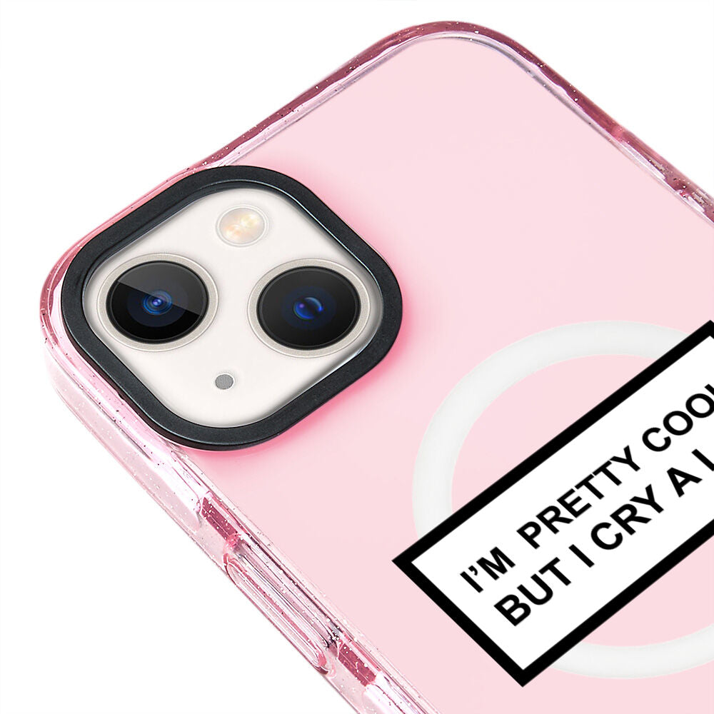 MagsafeliArtycaseSimliPembe