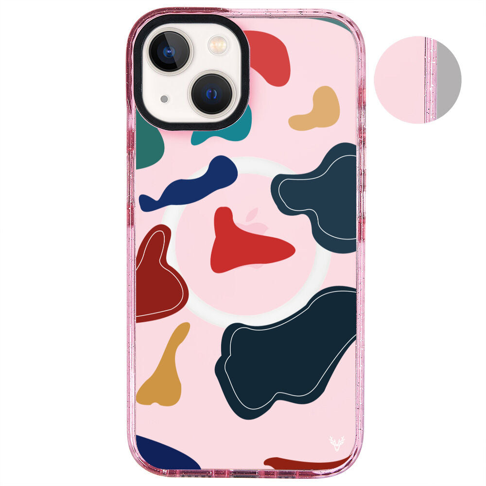 MagsafeliArtycaseSimliPembe