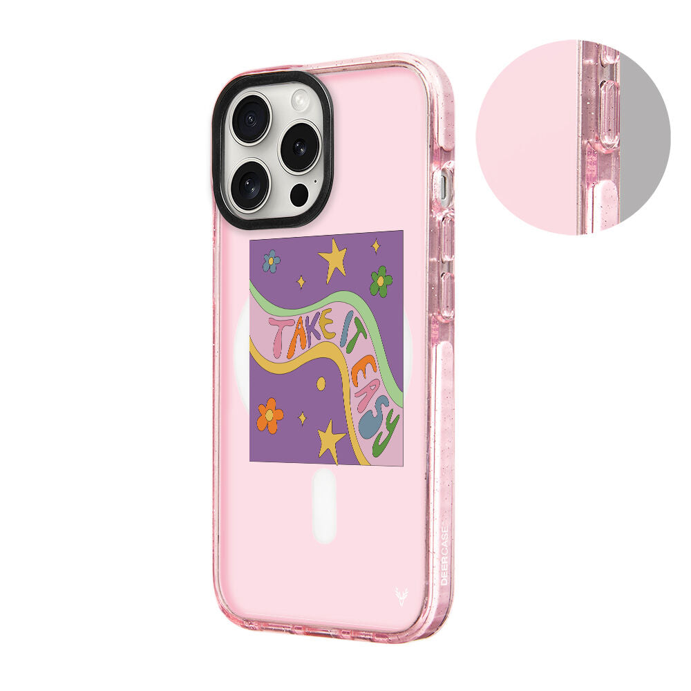 MagsafeliArtycaseSimliPembe