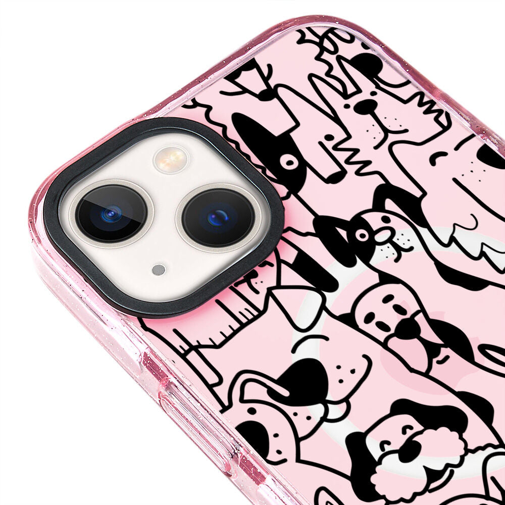 MagsafeliArtycaseSimliPembe