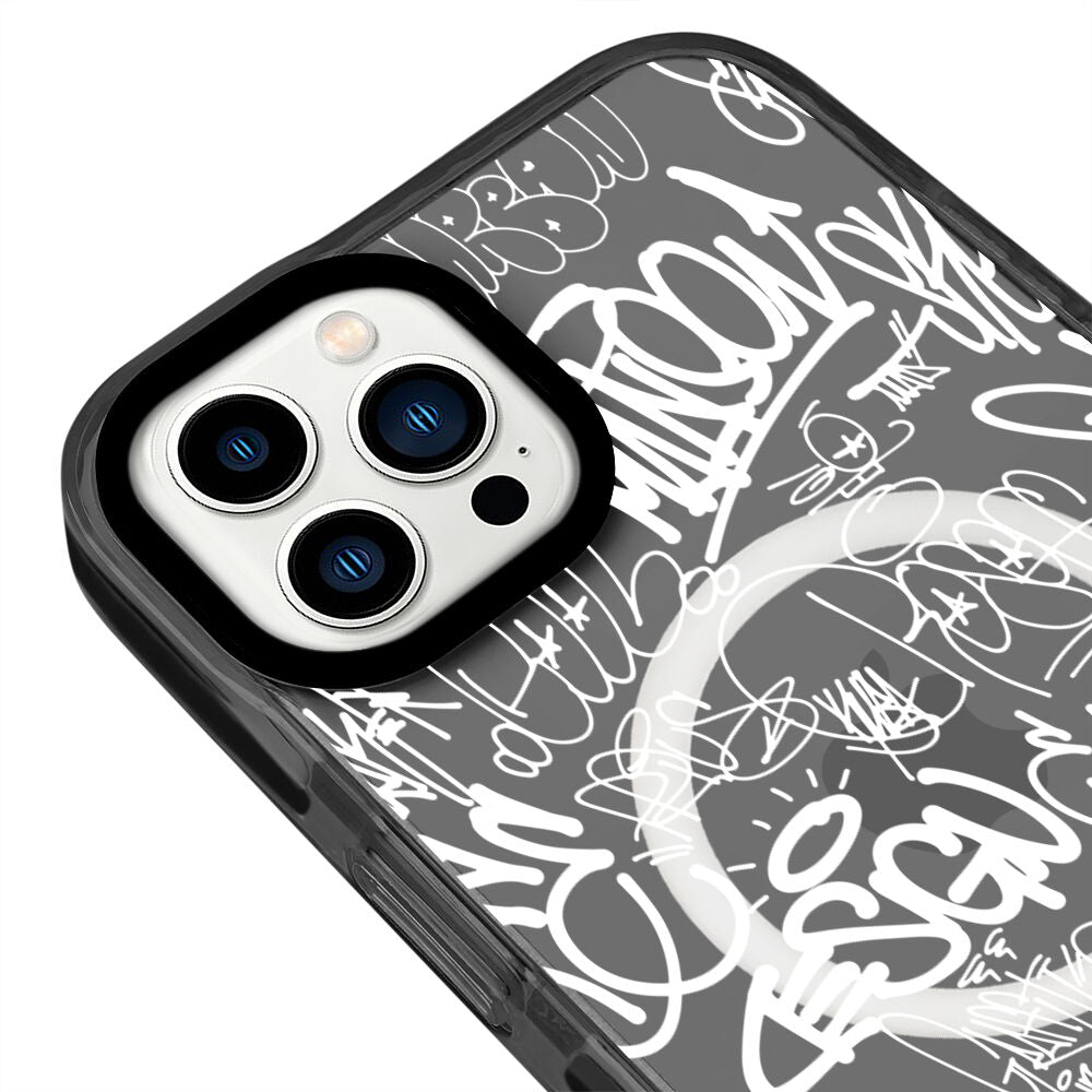 MagsafeliArtycaseCoolBlack