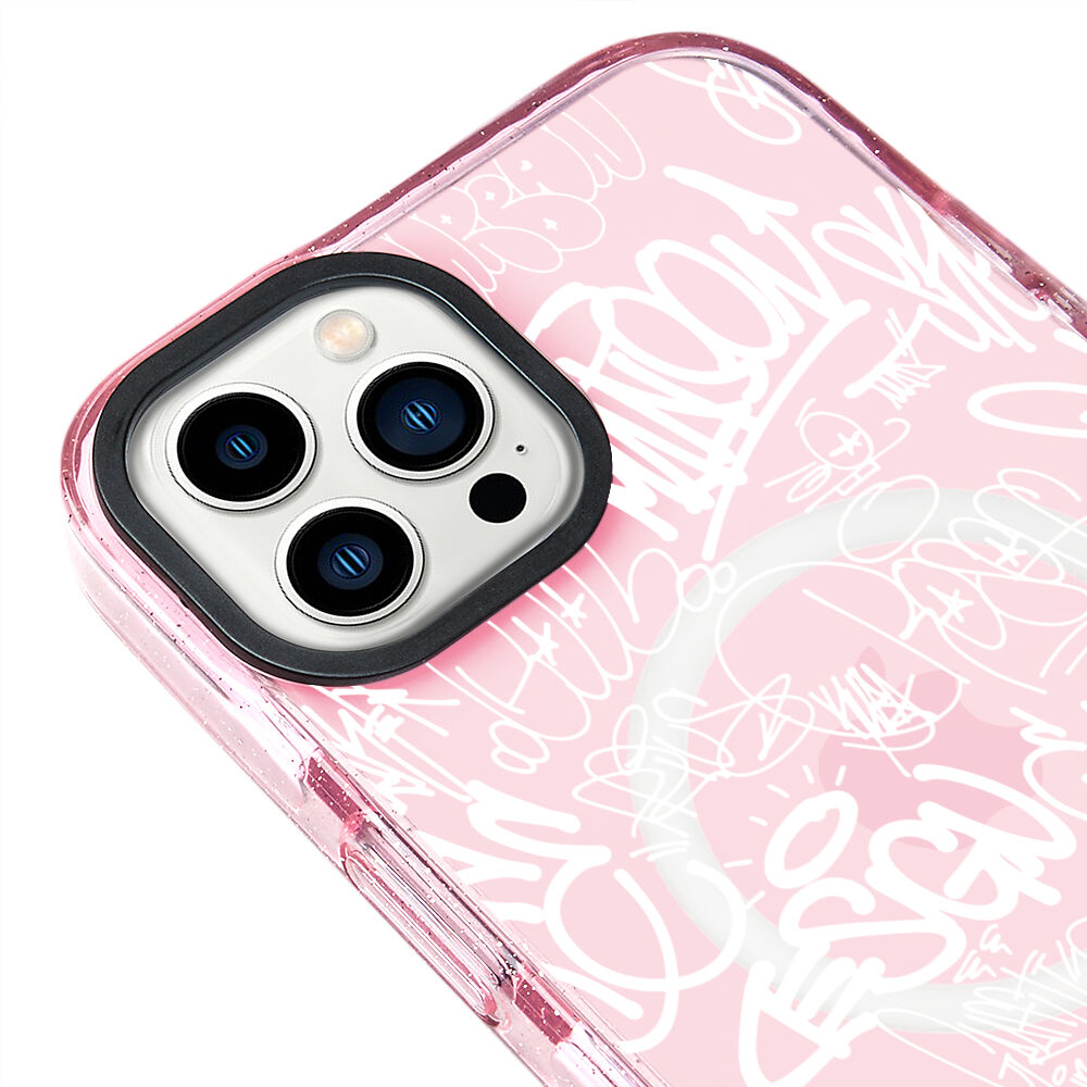 MagsafeliArtycaseSimliPembe