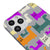 iPhone 11 Pro Colorful Cats Telefon Kılıfı - Renkli Silikon - Gri
