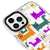 iPhone 14 Pro Max Colorful Cats Telefon Kılıfı - Magsafeli Artycase - Beyaz