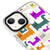 iPhone 15 Colorful Cats Telefon Kılıfı - Magsafeli Artycase - Beyaz