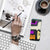 Samsung A12 Colorful Cats Telefon Kılıfı - Şeffaf - Saydam