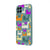 Samsung M33 Colorful Cats Telefon Kılıfı - Renkli Silikon - Haki