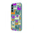 Samsung S24 Plus Colorful Cats Telefon Kılıfı - Renkli Silikon - Haki