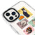 iPhone 13 Pro Max Cat Postage Telefon Kılıfı - Magsafeli Artycase - Beyaz